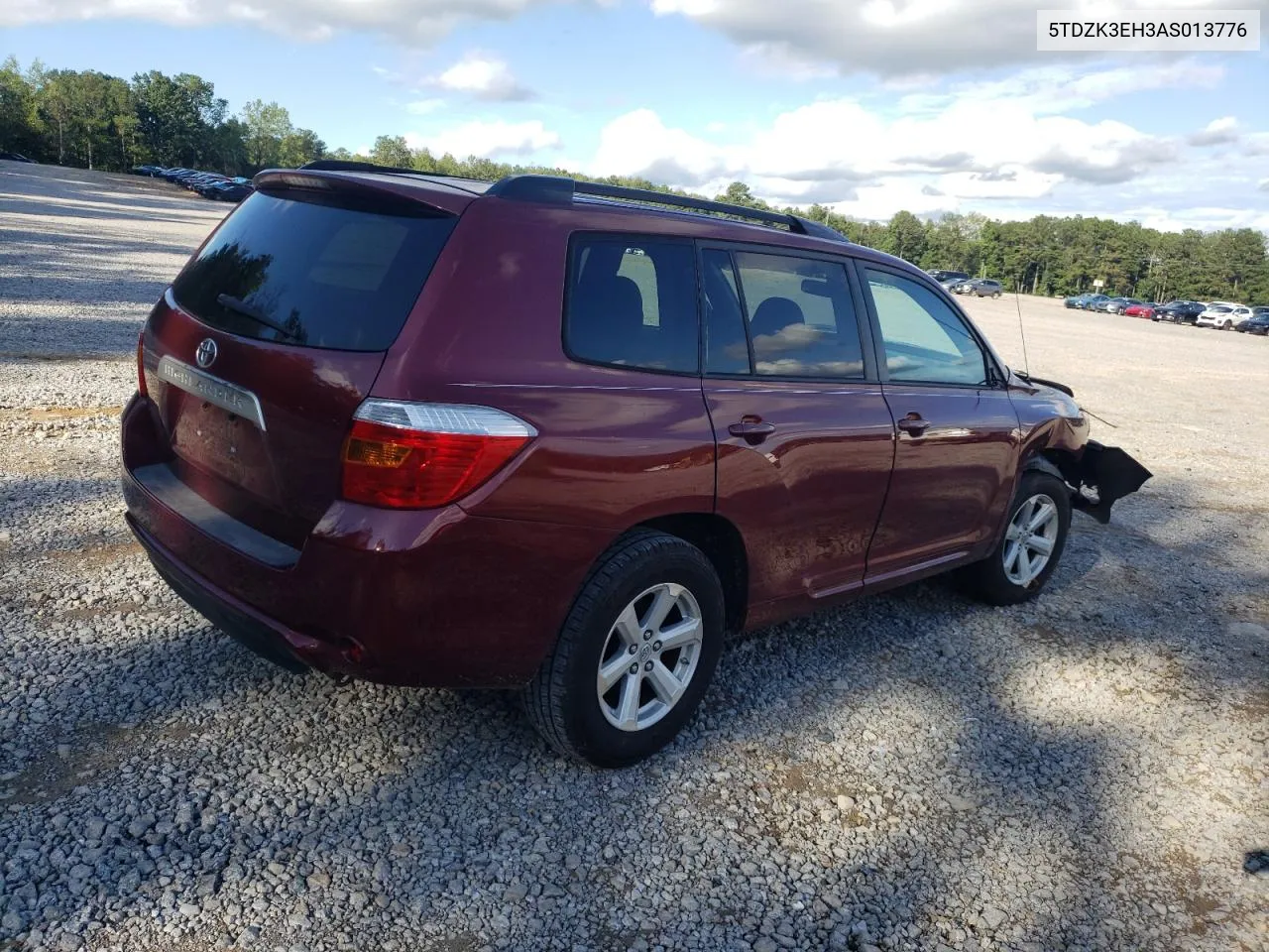 2010 Toyota Highlander VIN: 5TDZK3EH3AS013776 Lot: 72852384