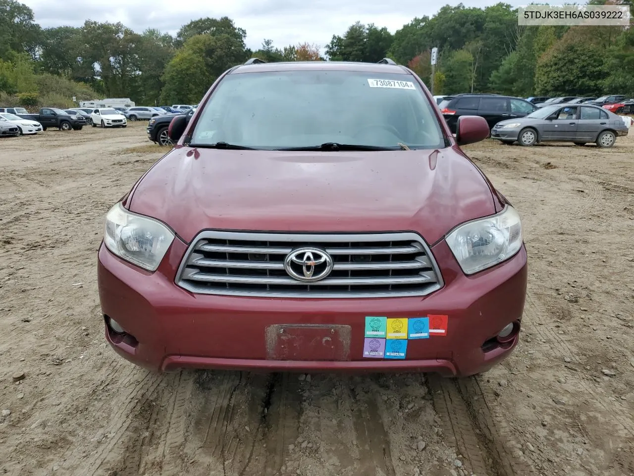 5TDJK3EH6AS039222 2010 Toyota Highlander Se