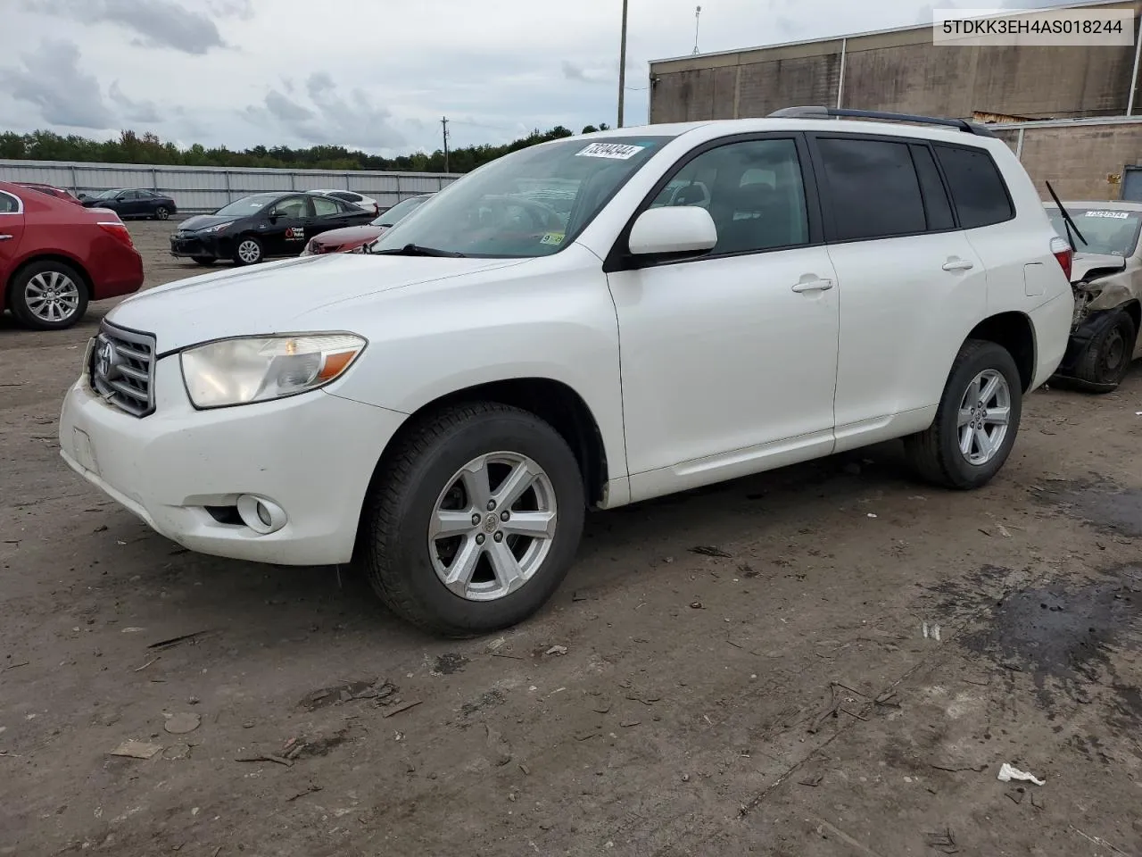 2010 Toyota Highlander Se VIN: 5TDKK3EH4AS018244 Lot: 73244344