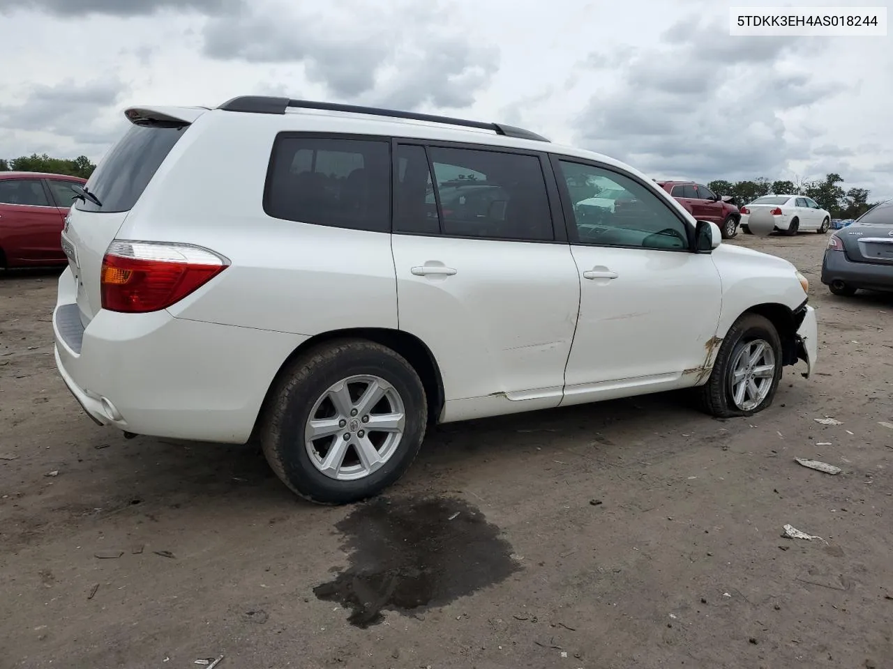 2010 Toyota Highlander Se VIN: 5TDKK3EH4AS018244 Lot: 73244344