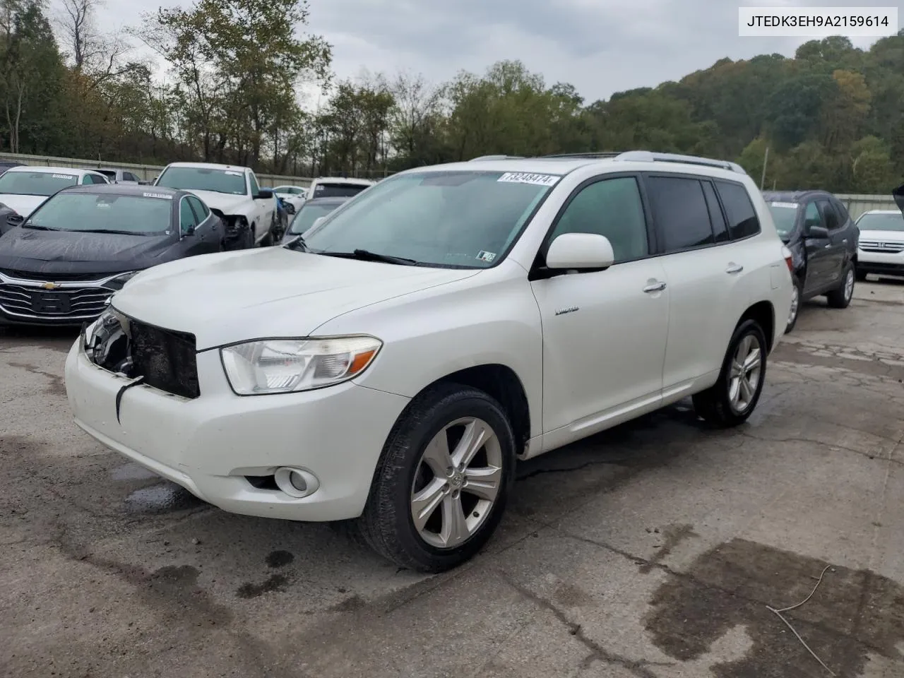 2010 Toyota Highlander Limited VIN: JTEDK3EH9A2159614 Lot: 73248474