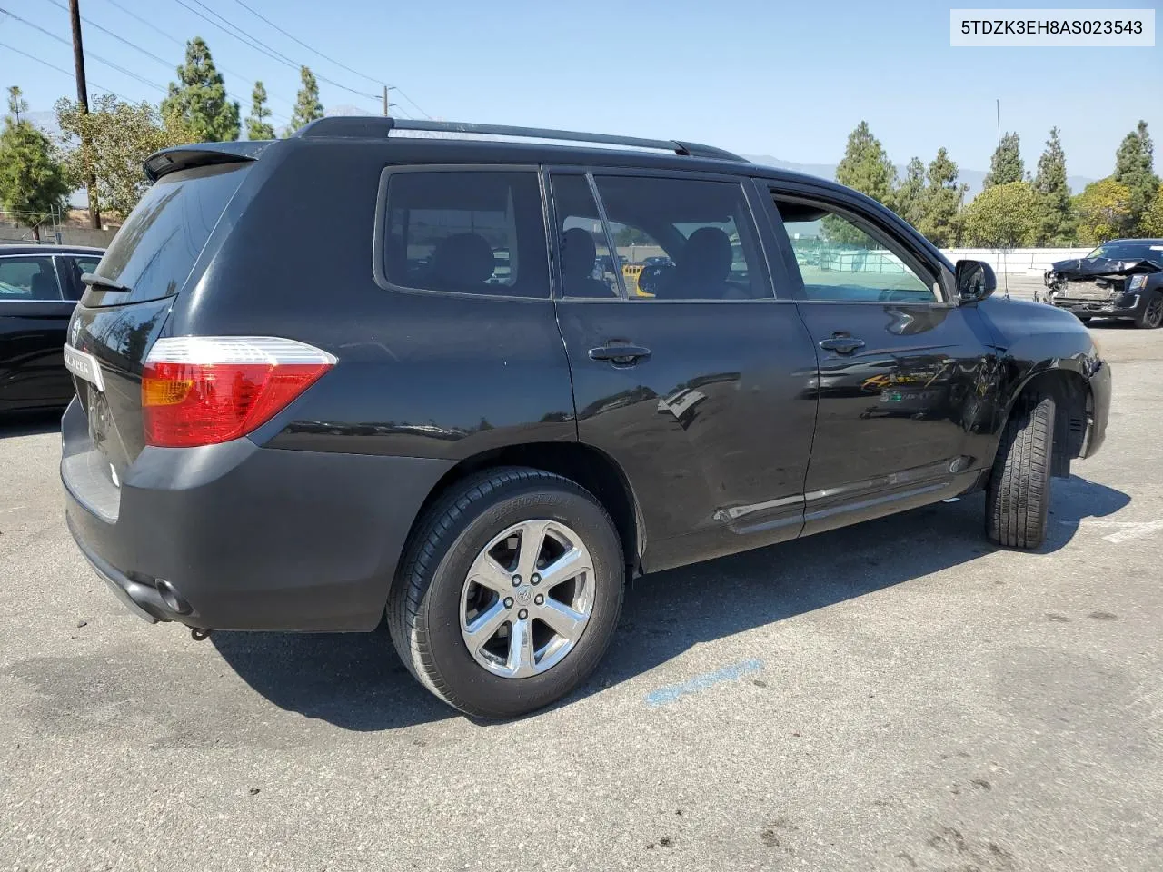 2010 Toyota Highlander VIN: 5TDZK3EH8AS023543 Lot: 73565444