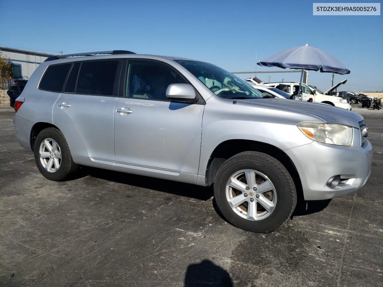 2010 Toyota Highlander VIN: 5TDZK3EH9AS005276 Lot: 73630594