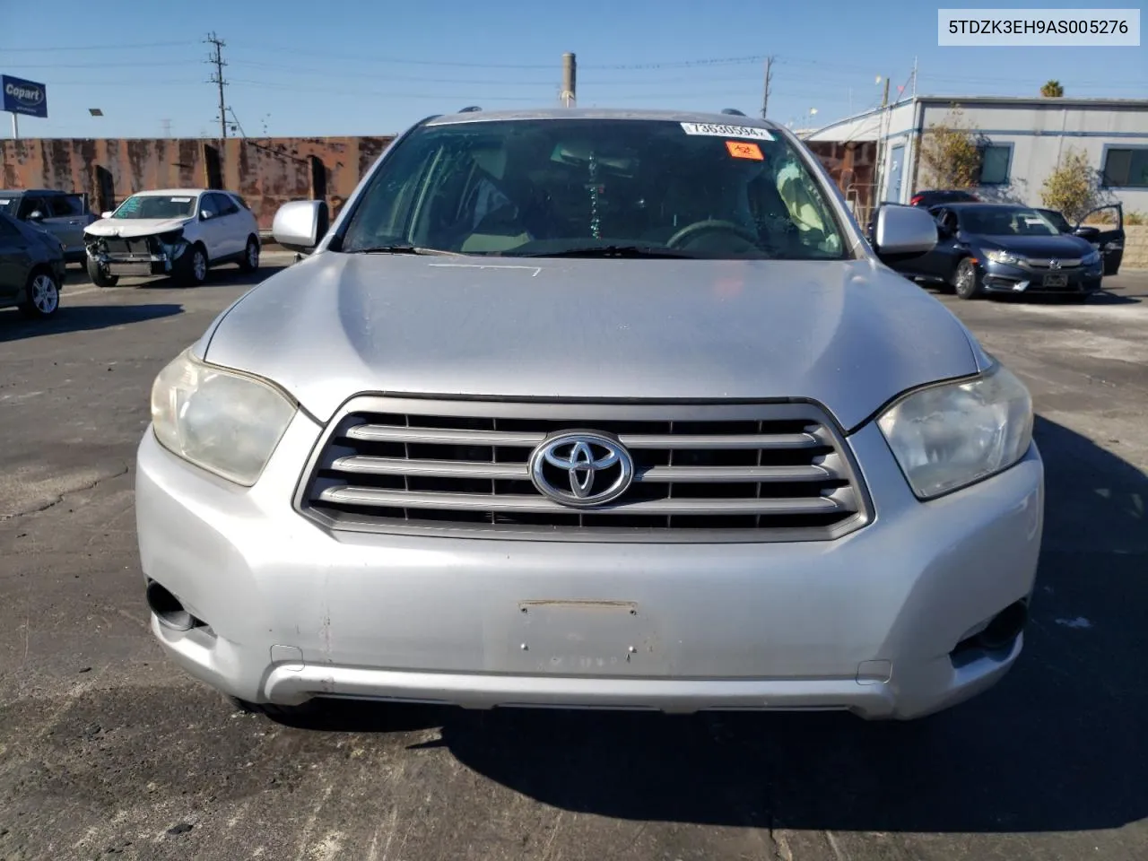 2010 Toyota Highlander VIN: 5TDZK3EH9AS005276 Lot: 73630594