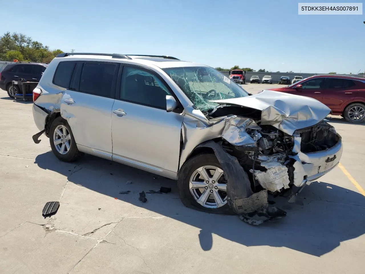 2010 Toyota Highlander Se VIN: 5TDKK3EH4AS007891 Lot: 73714504