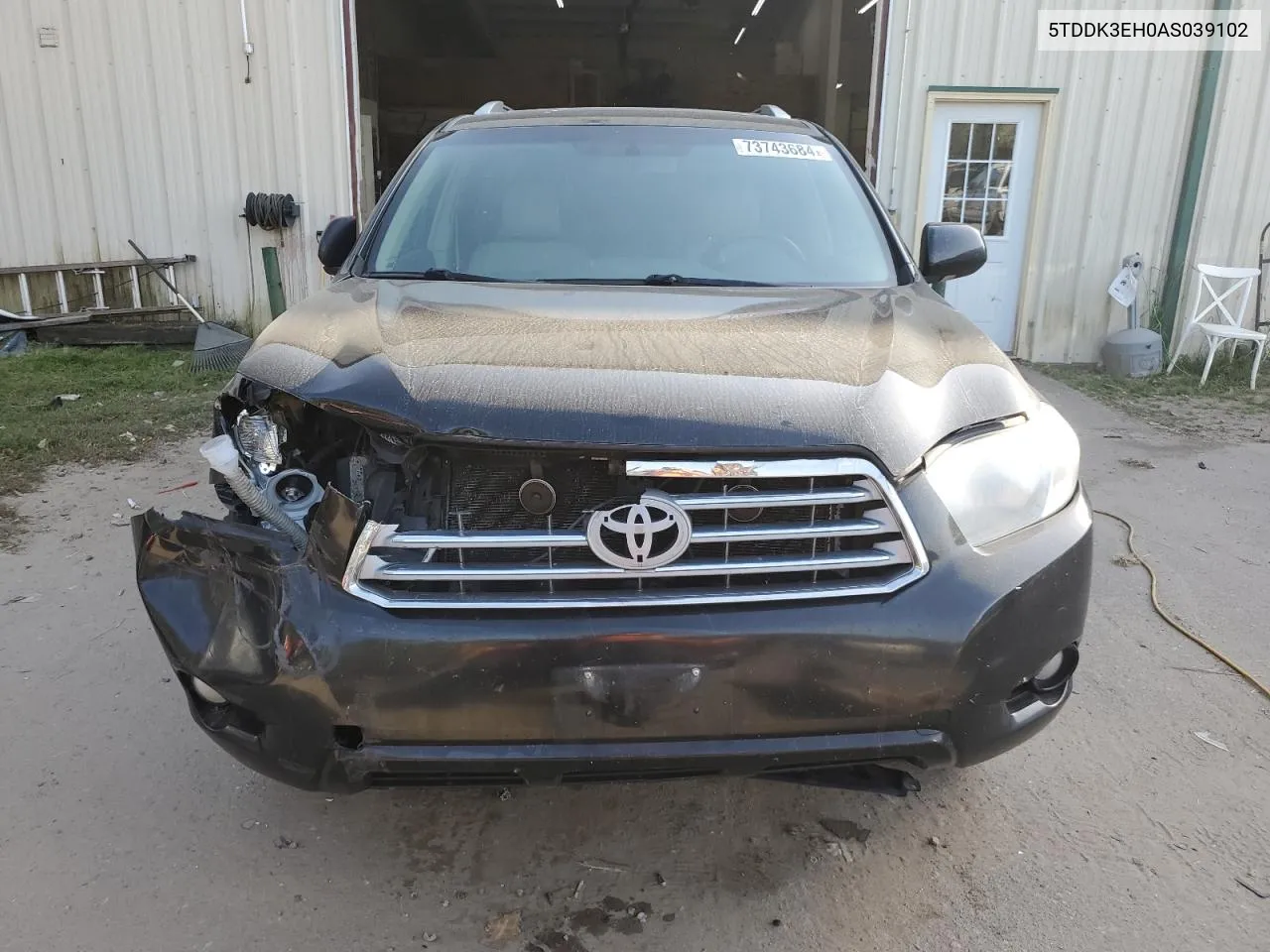 2010 Toyota Highlander Limited VIN: 5TDDK3EH0AS039102 Lot: 73743684