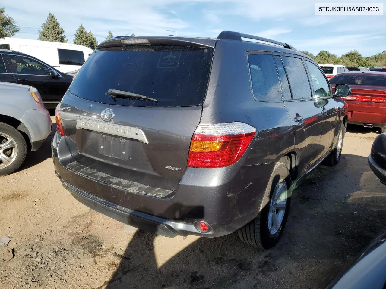 2010 Toyota Highlander Se VIN: 5TDJK3EH5AS024033 Lot: 73762204