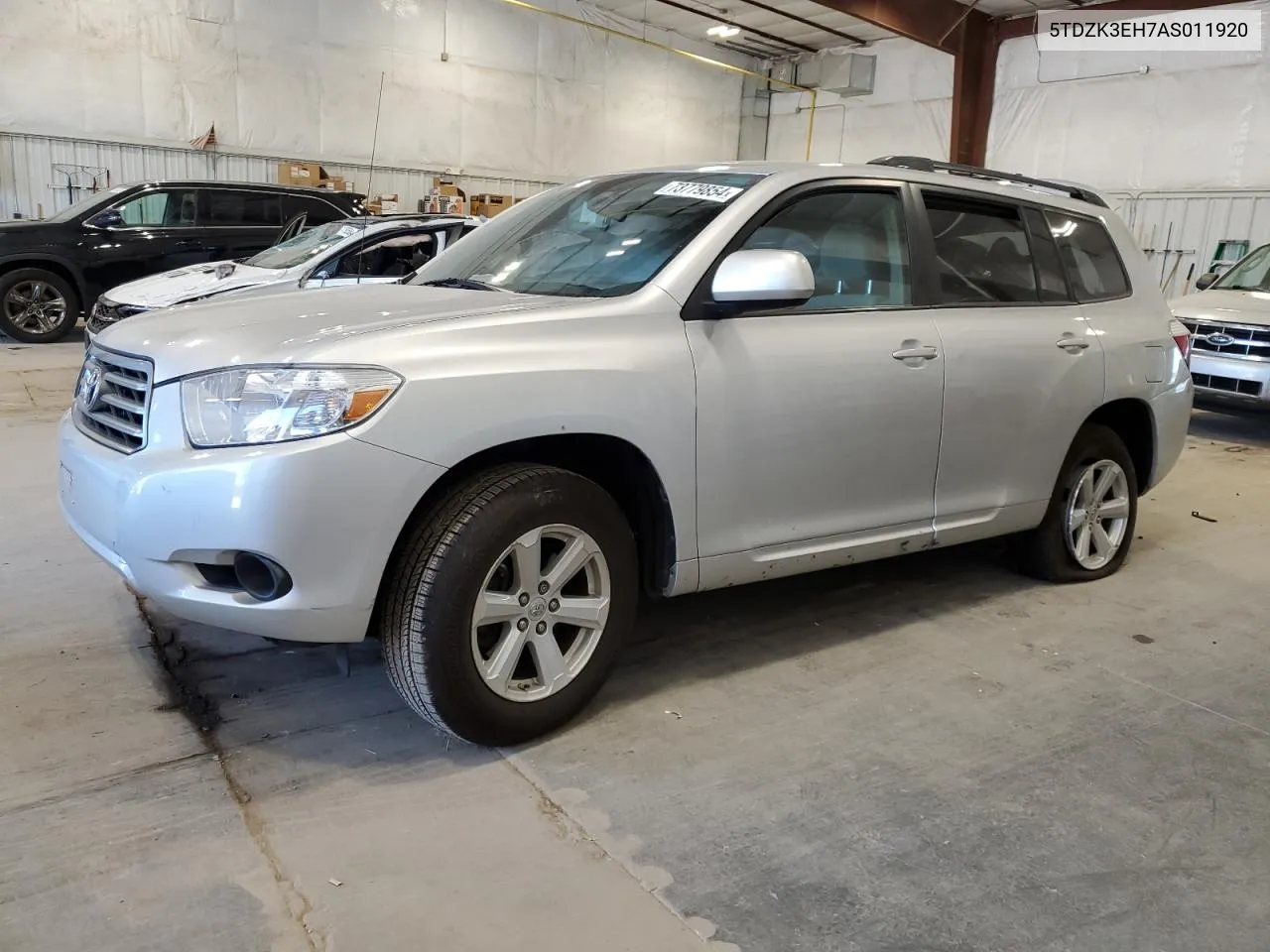 2010 Toyota Highlander VIN: 5TDZK3EH7AS011920 Lot: 73779854