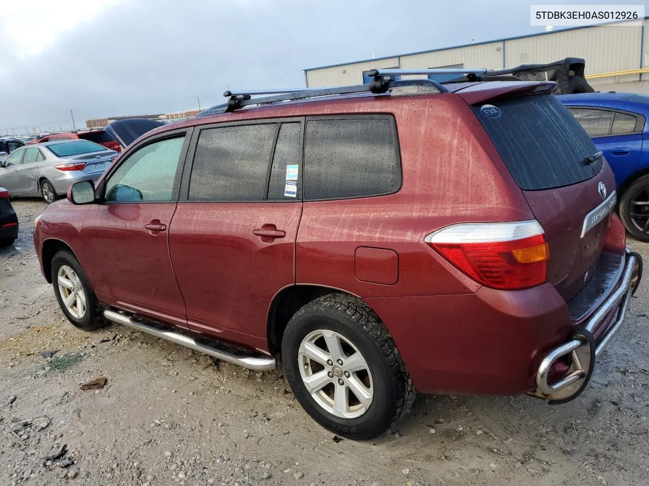 2010 Toyota Highlander VIN: 5TDBK3EH0AS012926 Lot: 73788593