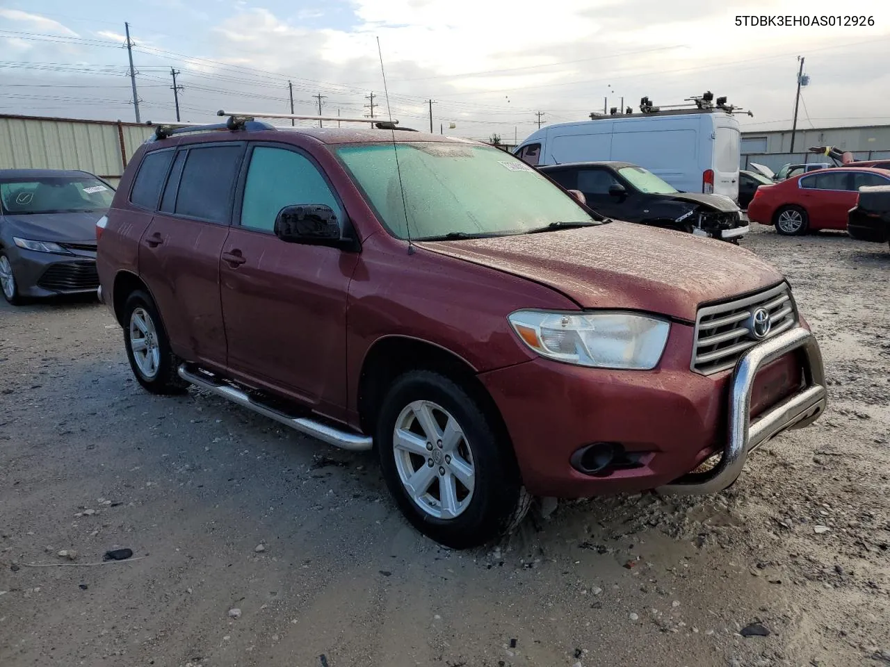 2010 Toyota Highlander VIN: 5TDBK3EH0AS012926 Lot: 73788593