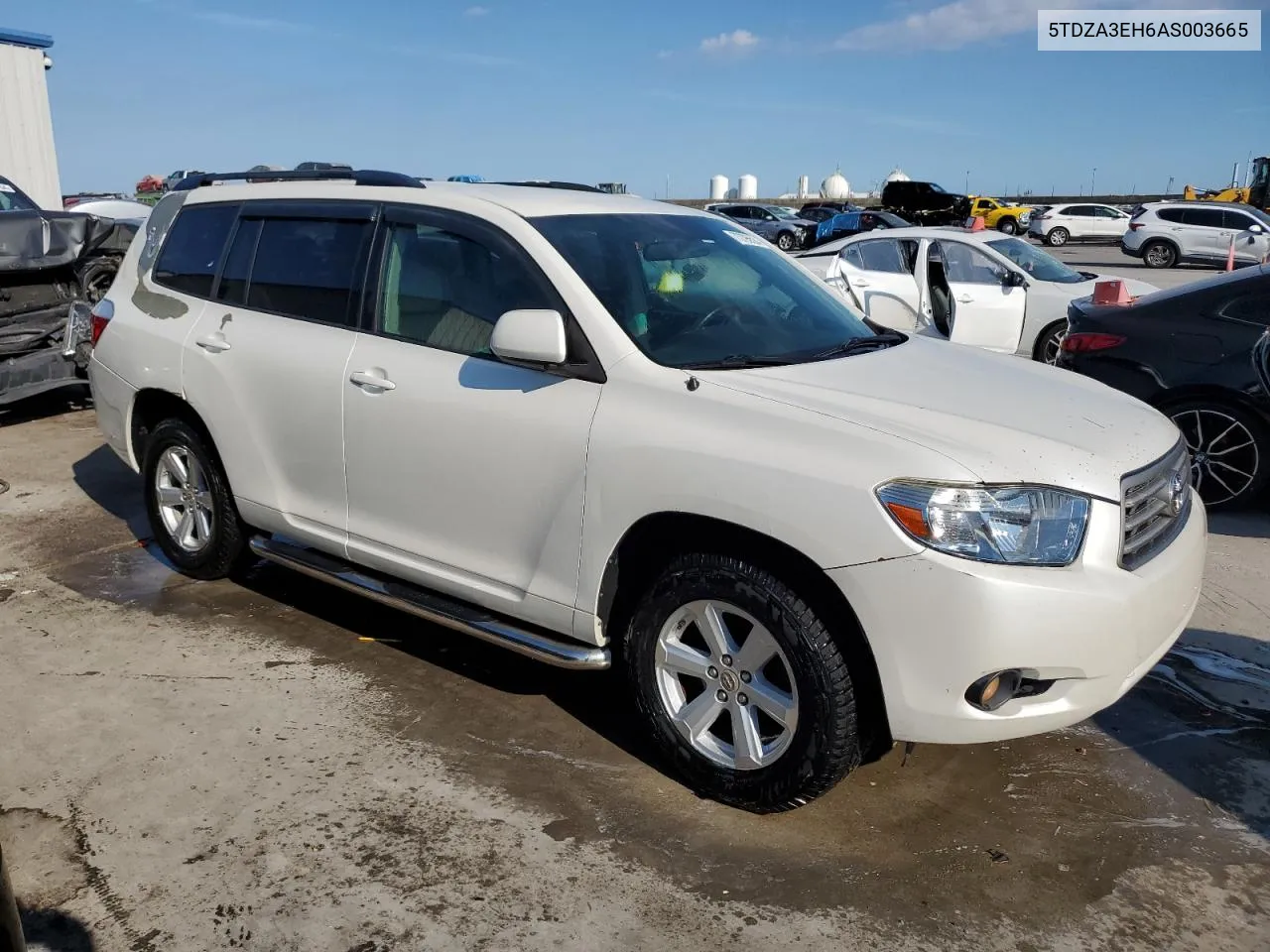 2010 Toyota Highlander VIN: 5TDZA3EH6AS003665 Lot: 73795524