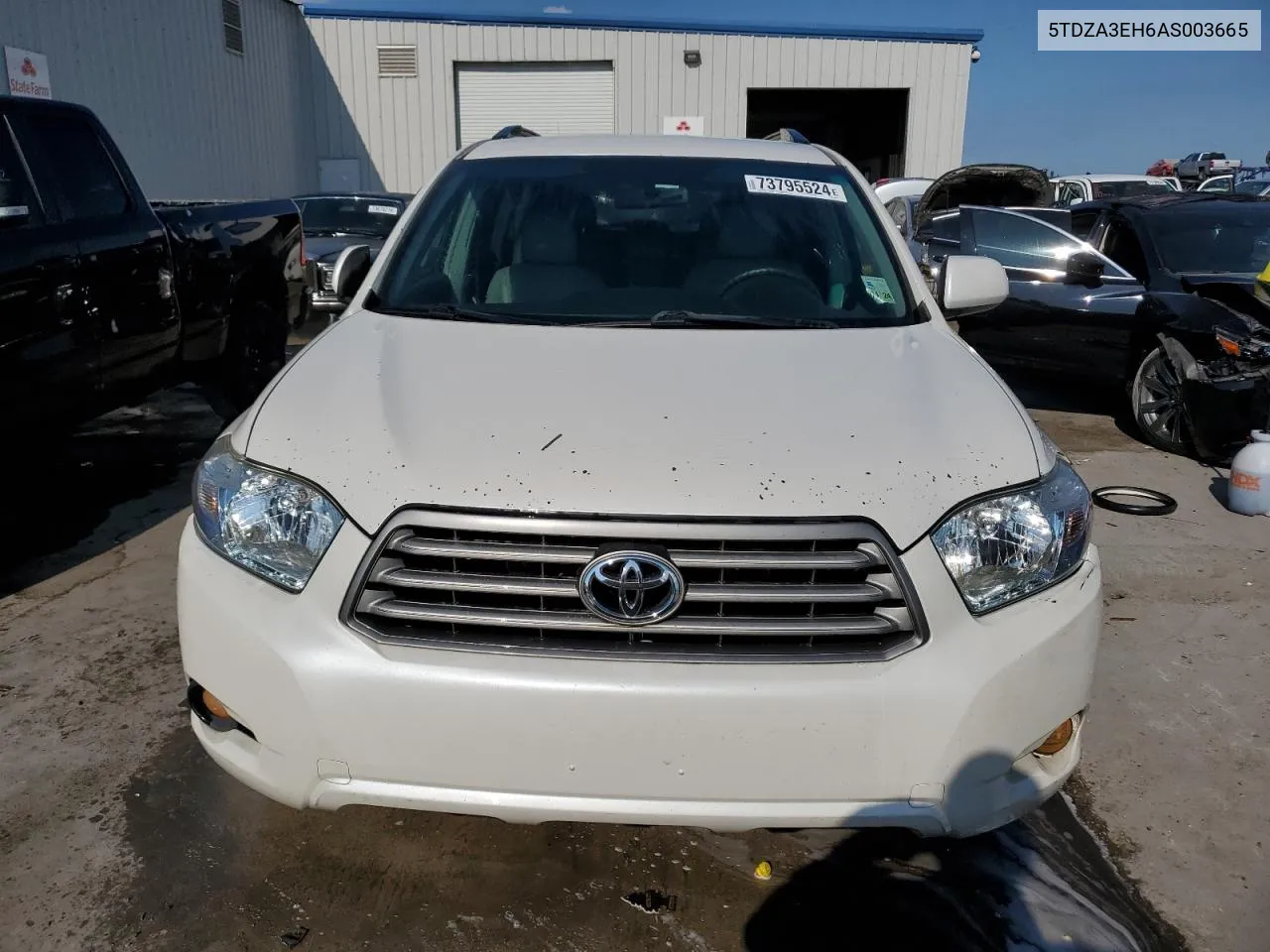 2010 Toyota Highlander VIN: 5TDZA3EH6AS003665 Lot: 73795524