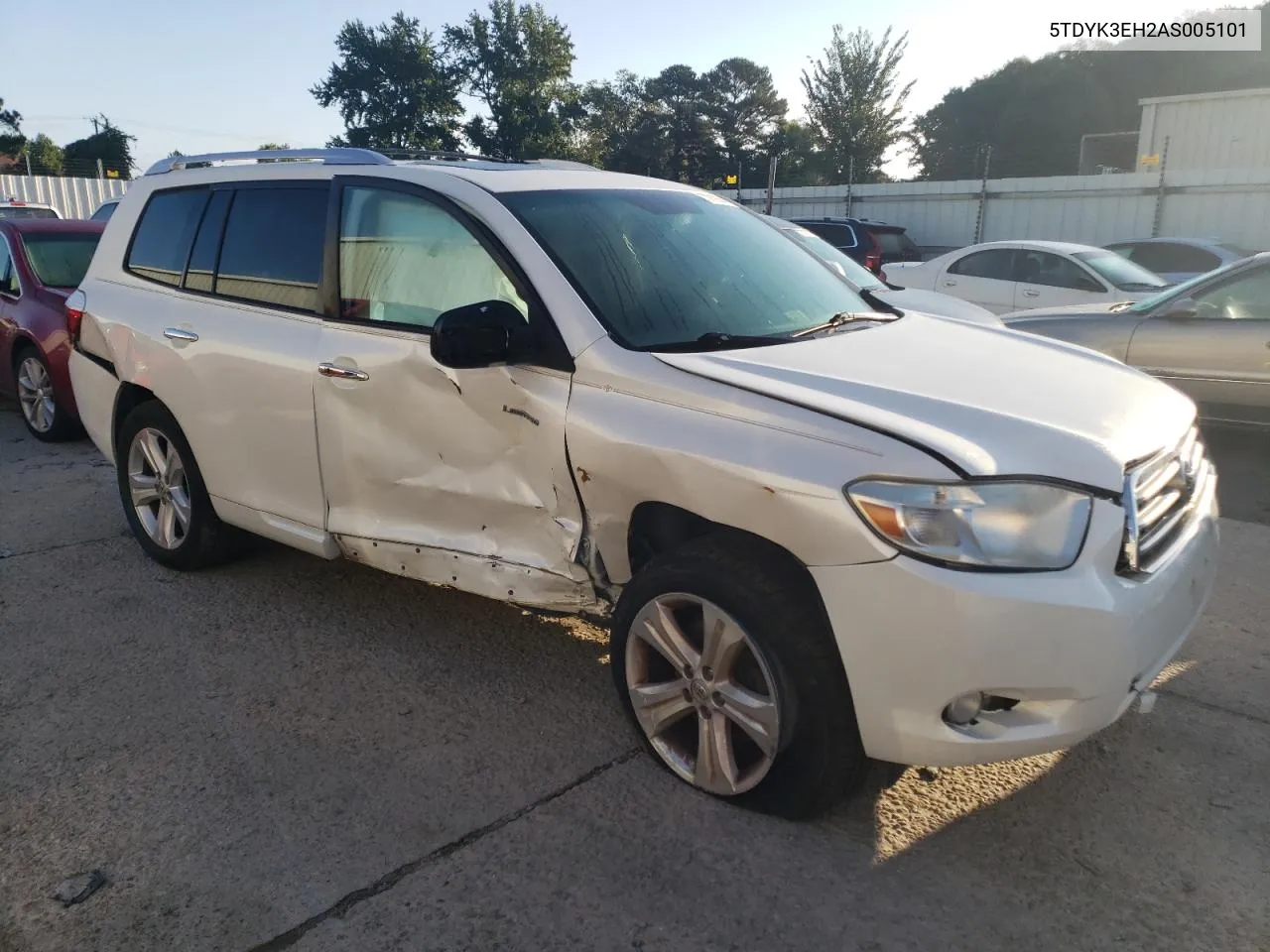 2010 Toyota Highlander Limited VIN: 5TDYK3EH2AS005101 Lot: 73919364