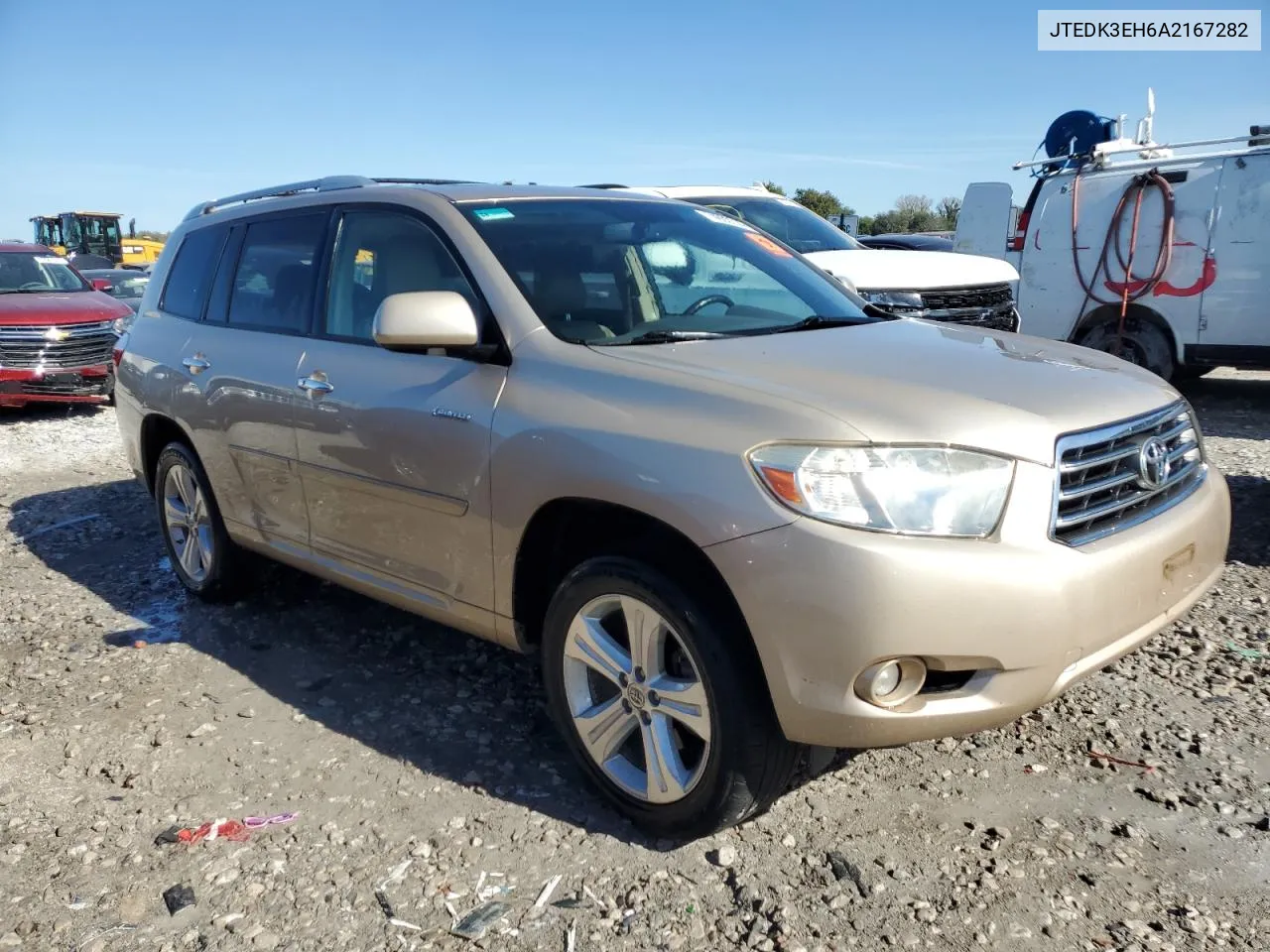 2010 Toyota Highlander Limited VIN: JTEDK3EH6A2167282 Lot: 74093714