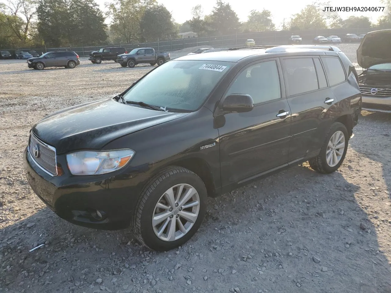 2010 Toyota Highlander Hybrid Limited VIN: JTEJW3EH9A2040677 Lot: 74440844