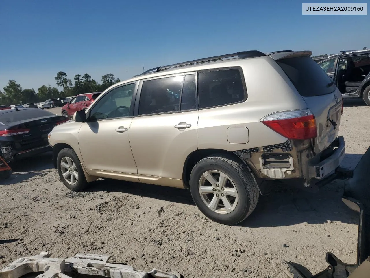 2010 Toyota Highlander VIN: JTEZA3EH2A2009160 Lot: 74767564