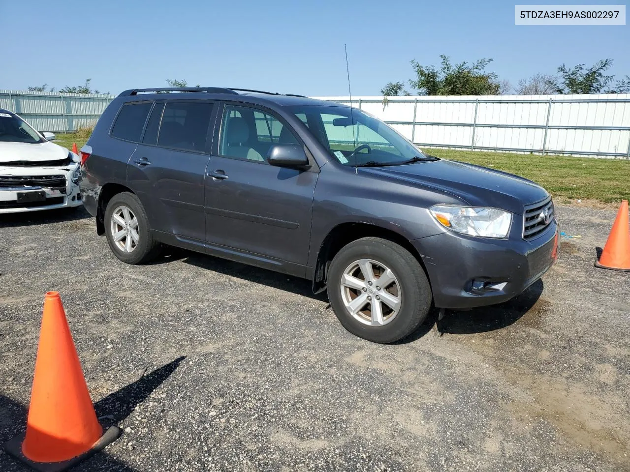 2010 Toyota Highlander VIN: 5TDZA3EH9AS002297 Lot: 75299924