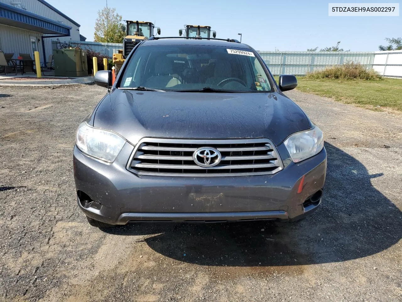 2010 Toyota Highlander VIN: 5TDZA3EH9AS002297 Lot: 75299924