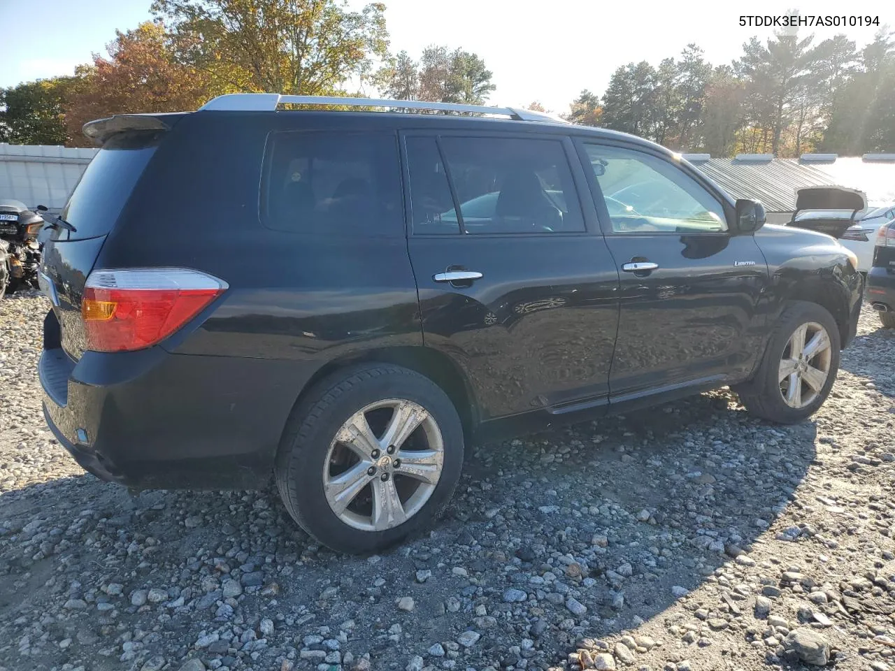 2010 Toyota Highlander Limited VIN: 5TDDK3EH7AS010194 Lot: 75482184