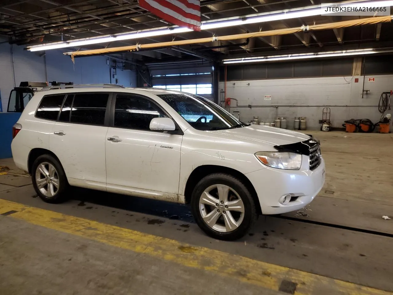 2010 Toyota Highlander Limited VIN: JTEDK3EH6A2166665 Lot: 75822324