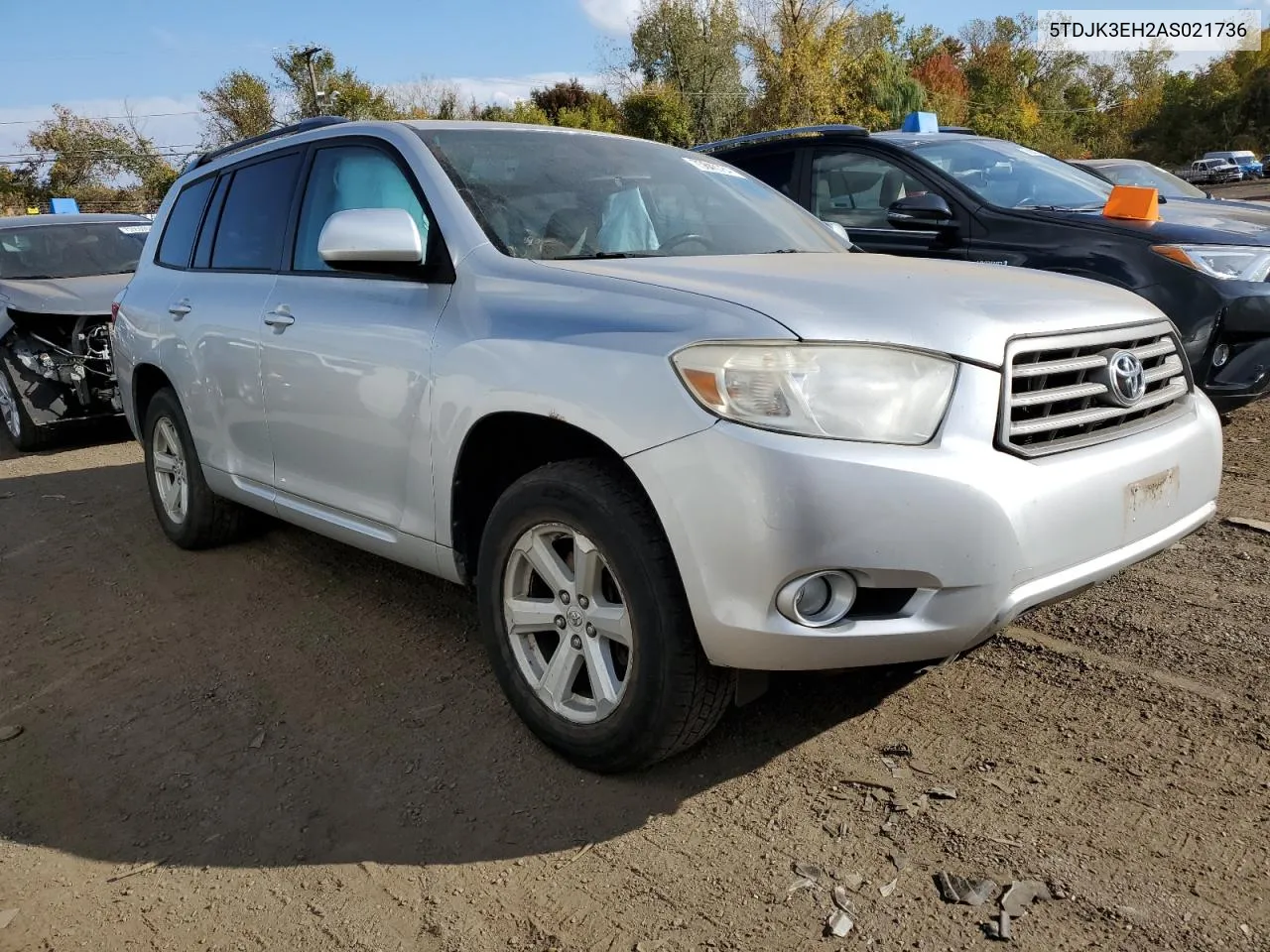 2010 Toyota Highlander Se VIN: 5TDJK3EH2AS021736 Lot: 75843784