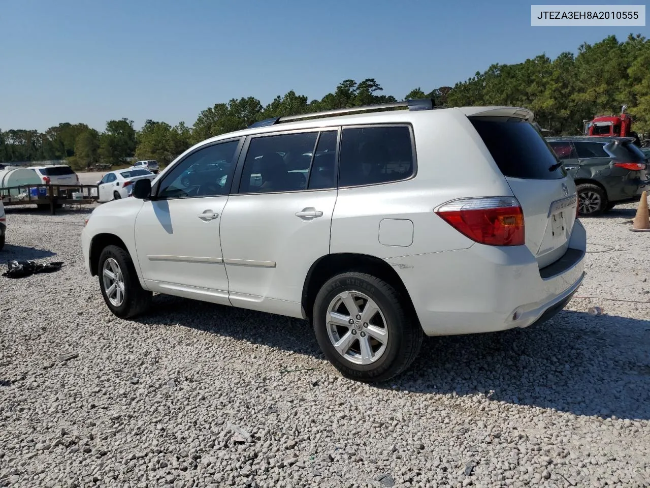 2010 Toyota Highlander VIN: JTEZA3EH8A2010555 Lot: 75926584