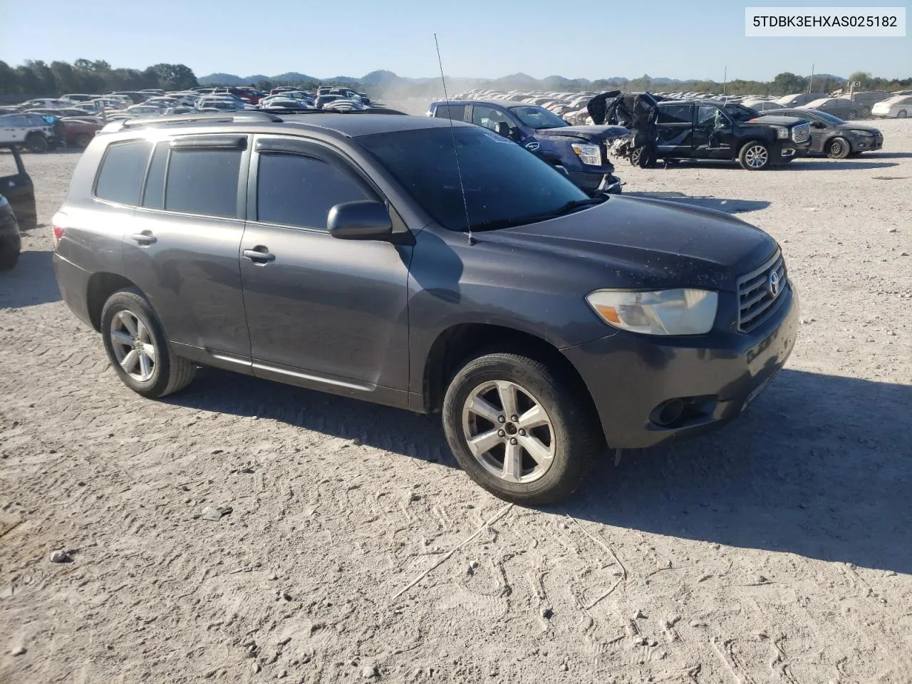 2010 Toyota Highlander VIN: 5TDBK3EHXAS025182 Lot: 76020424