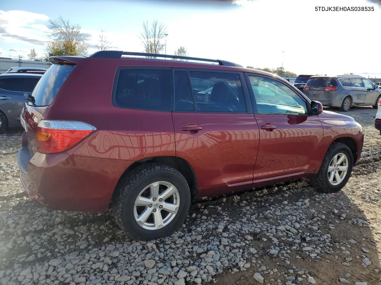 2010 Toyota Highlander Se VIN: 5TDJK3EH0AS038535 Lot: 76321704