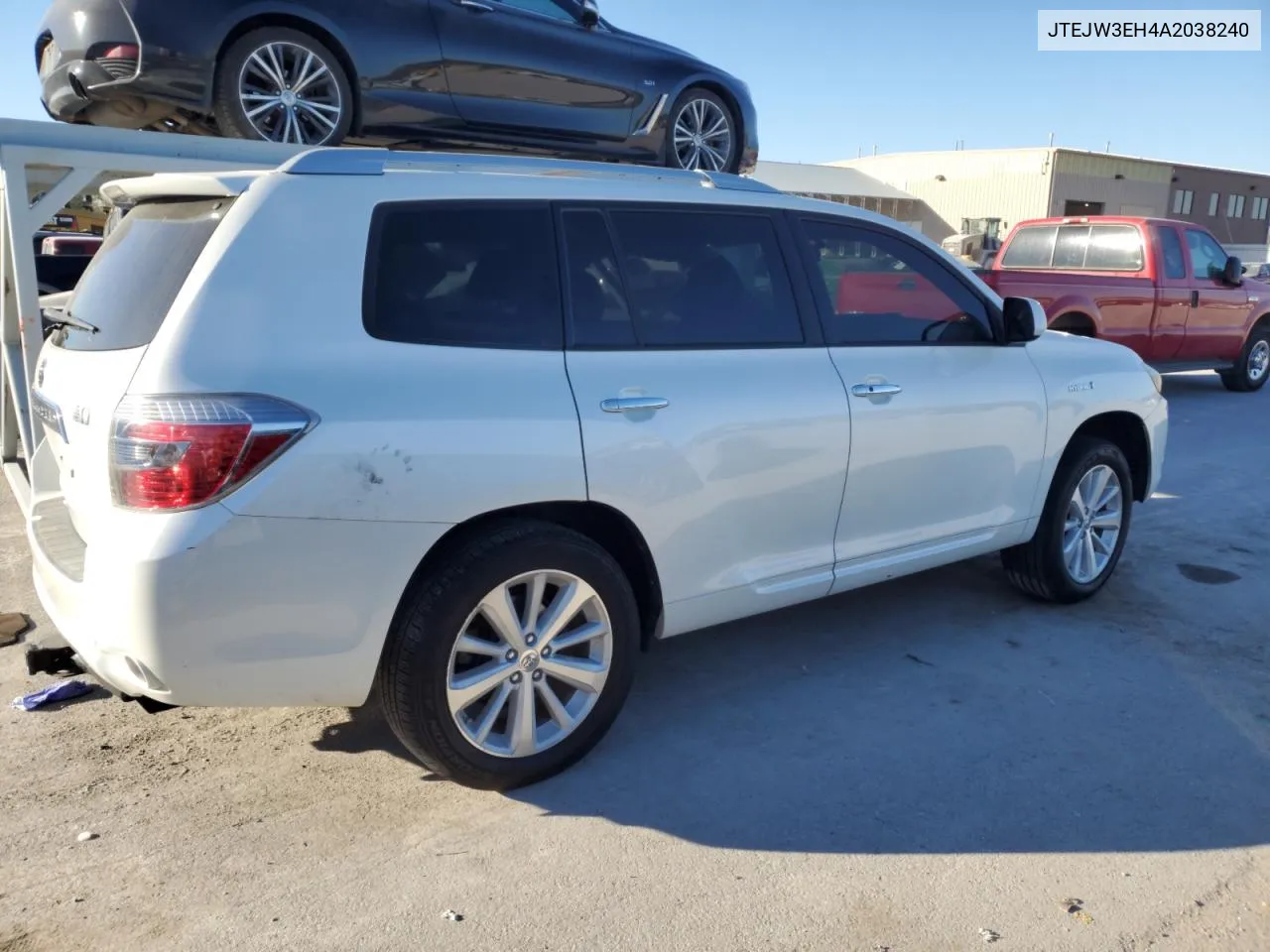 2010 Toyota Highlander Hybrid Limited VIN: JTEJW3EH4A2038240 Lot: 76405274