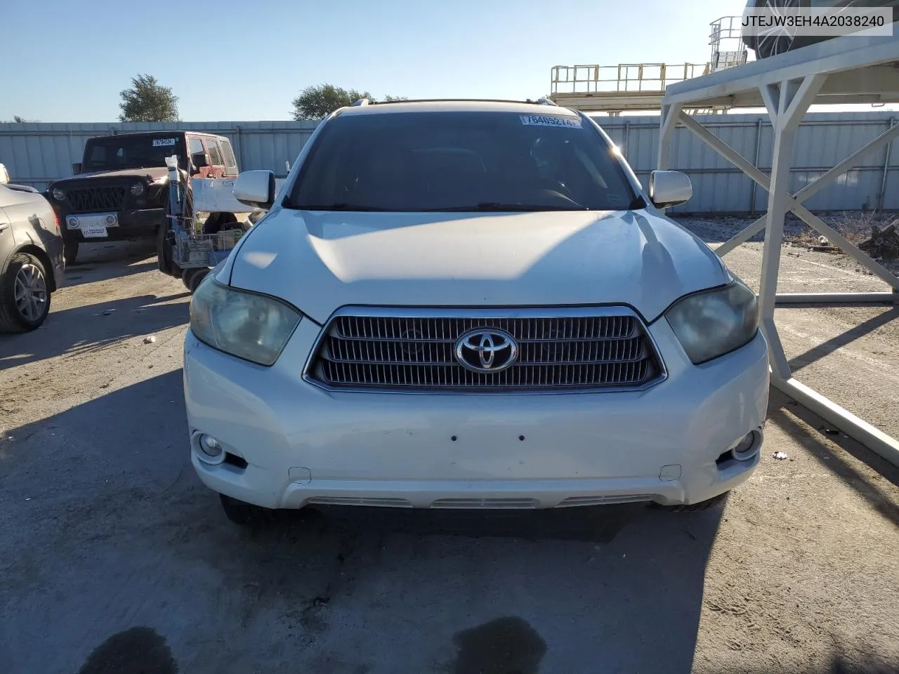 JTEJW3EH4A2038240 2010 Toyota Highlander Hybrid Limited