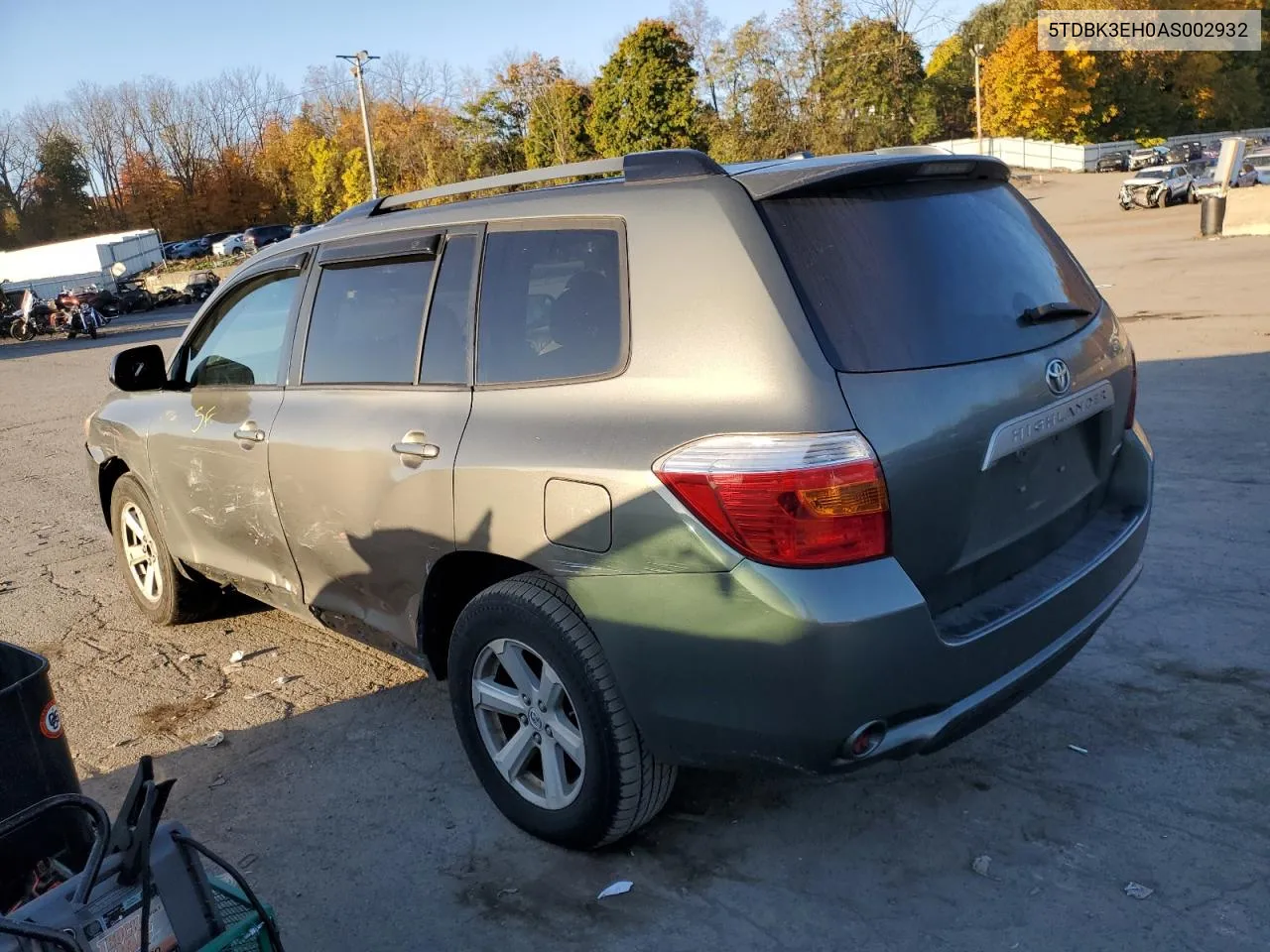 2010 Toyota Highlander VIN: 5TDBK3EH0AS002932 Lot: 76476344