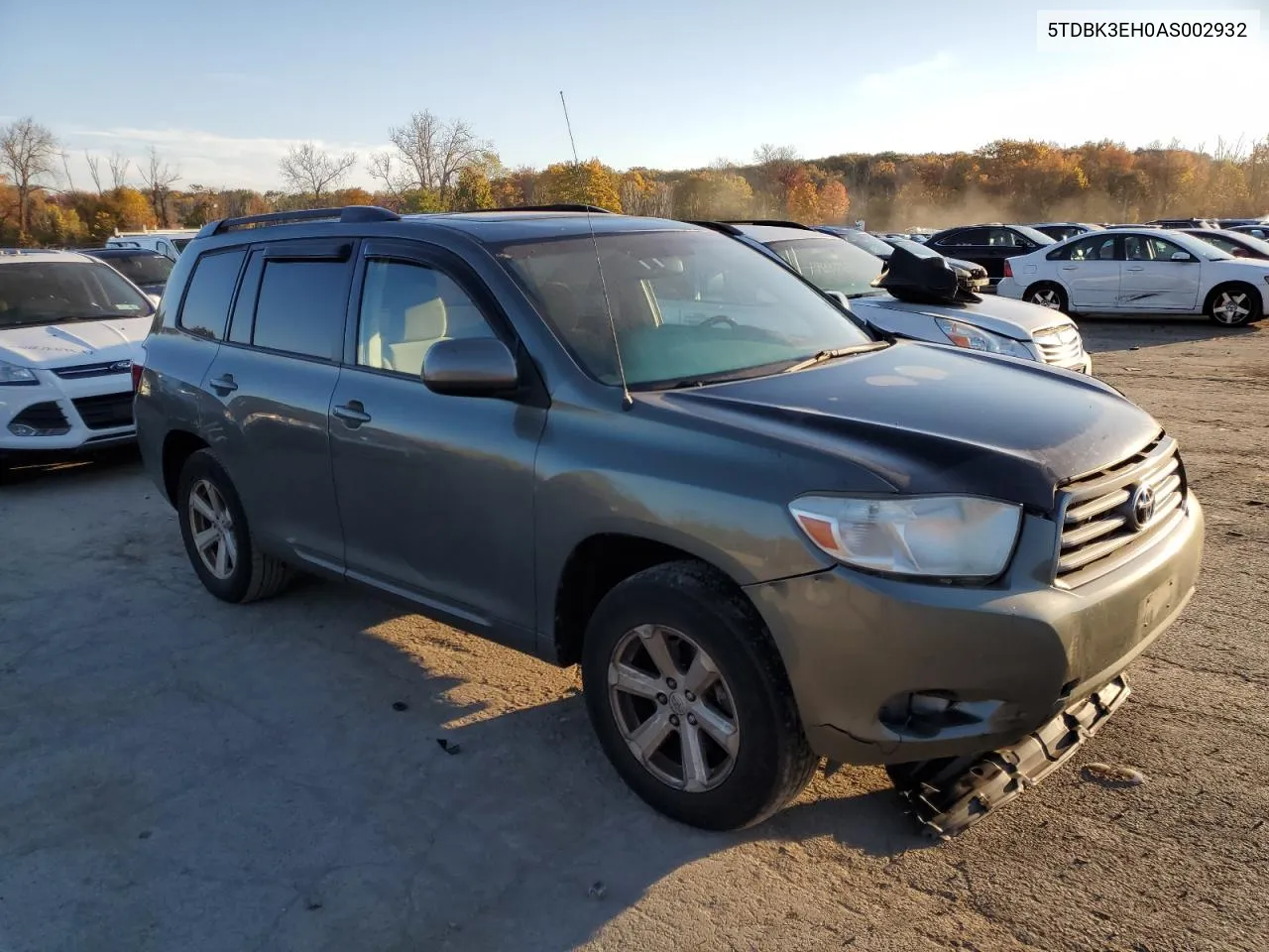 2010 Toyota Highlander VIN: 5TDBK3EH0AS002932 Lot: 76476344