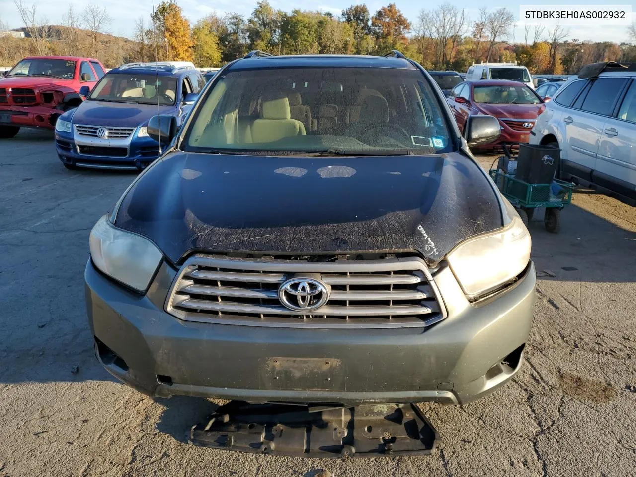 2010 Toyota Highlander VIN: 5TDBK3EH0AS002932 Lot: 76476344