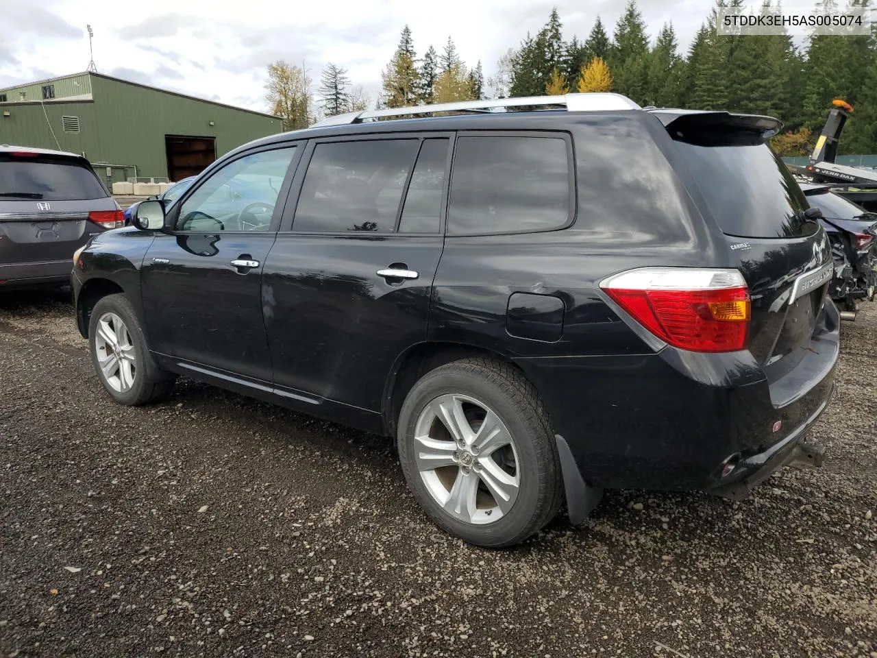 2010 Toyota Highlander Limited VIN: 5TDDK3EH5AS005074 Lot: 76623504