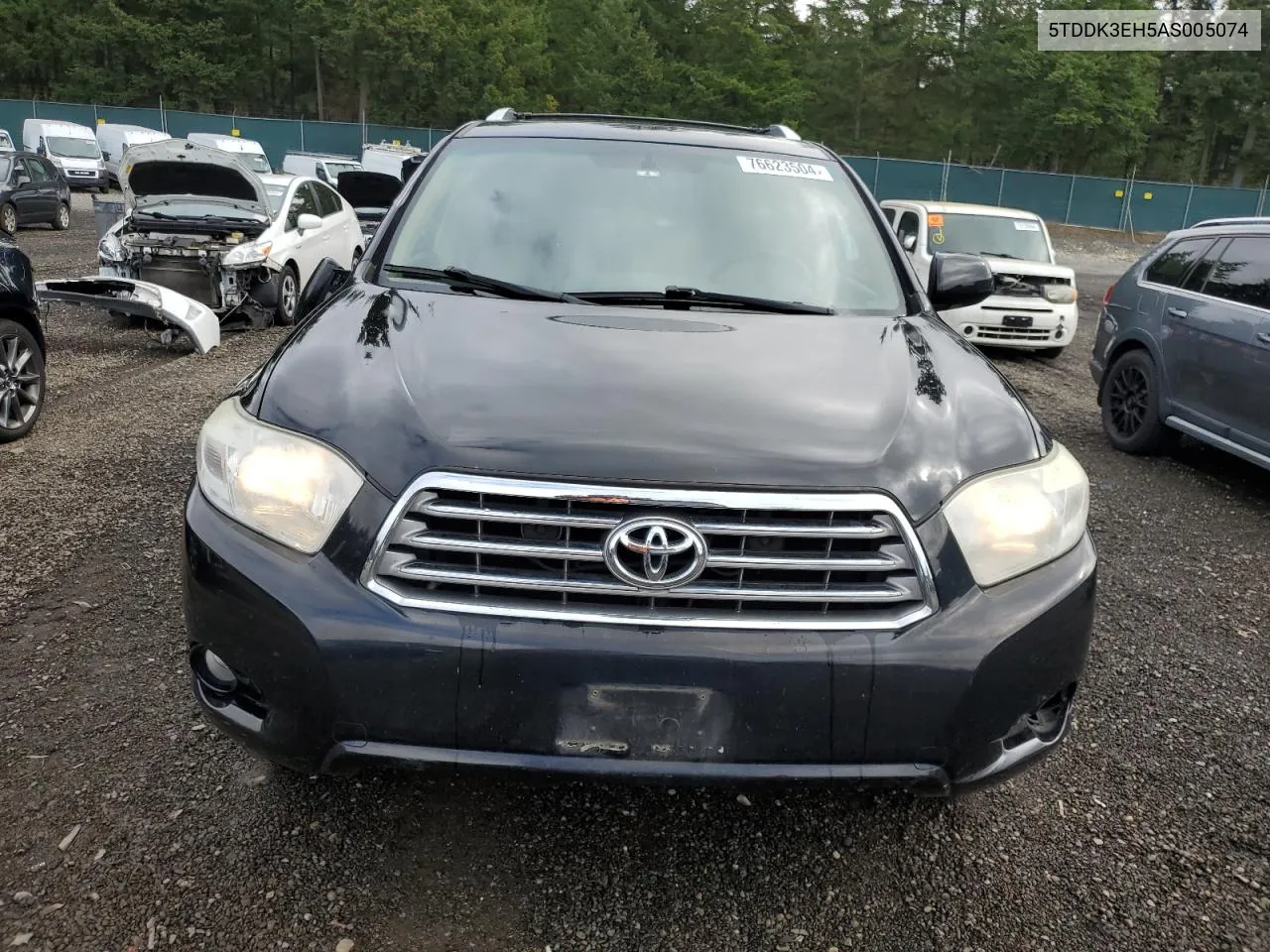 2010 Toyota Highlander Limited VIN: 5TDDK3EH5AS005074 Lot: 76623504