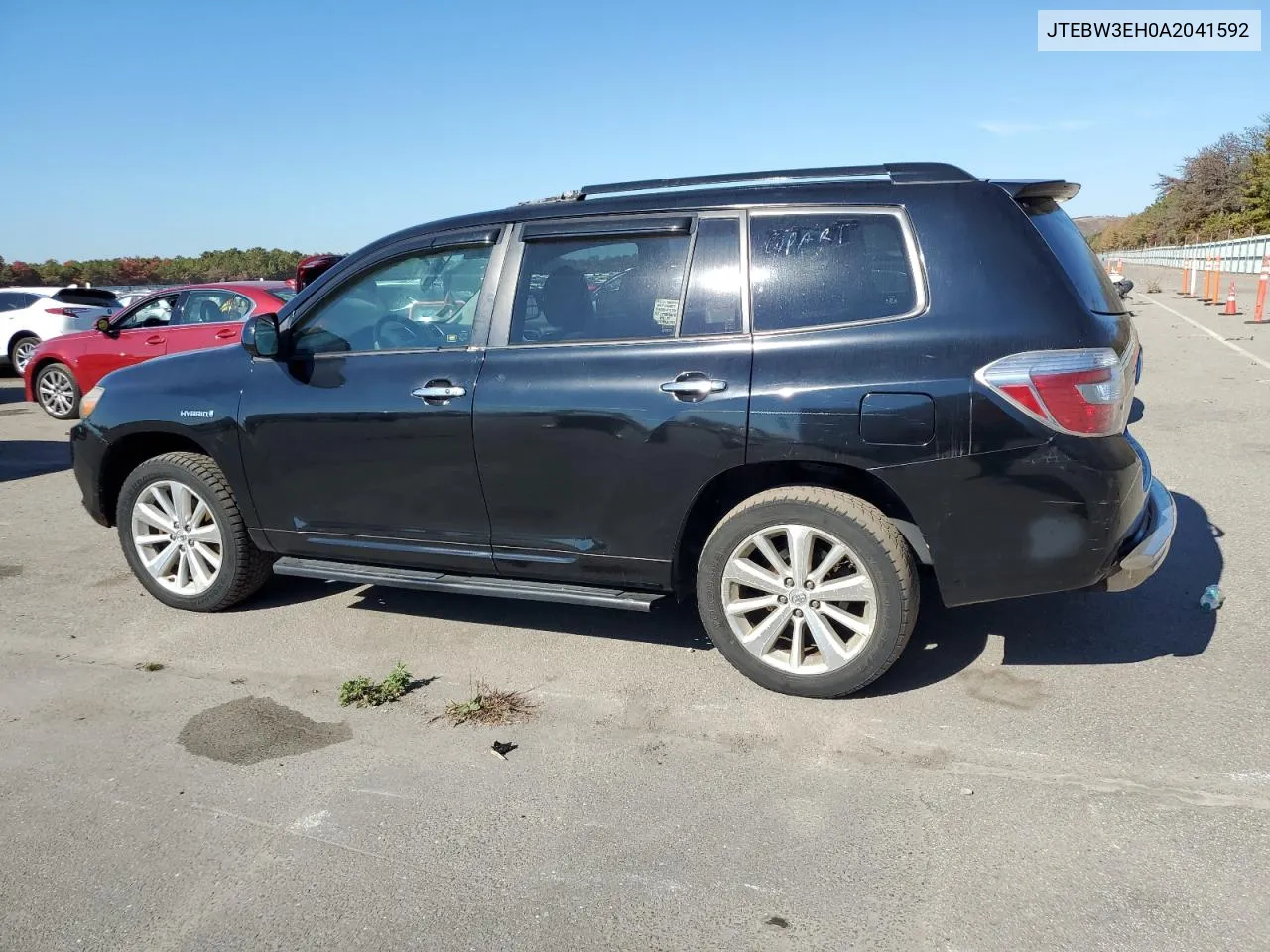 2010 Toyota Highlander Hybrid VIN: JTEBW3EH0A2041592 Lot: 76790414