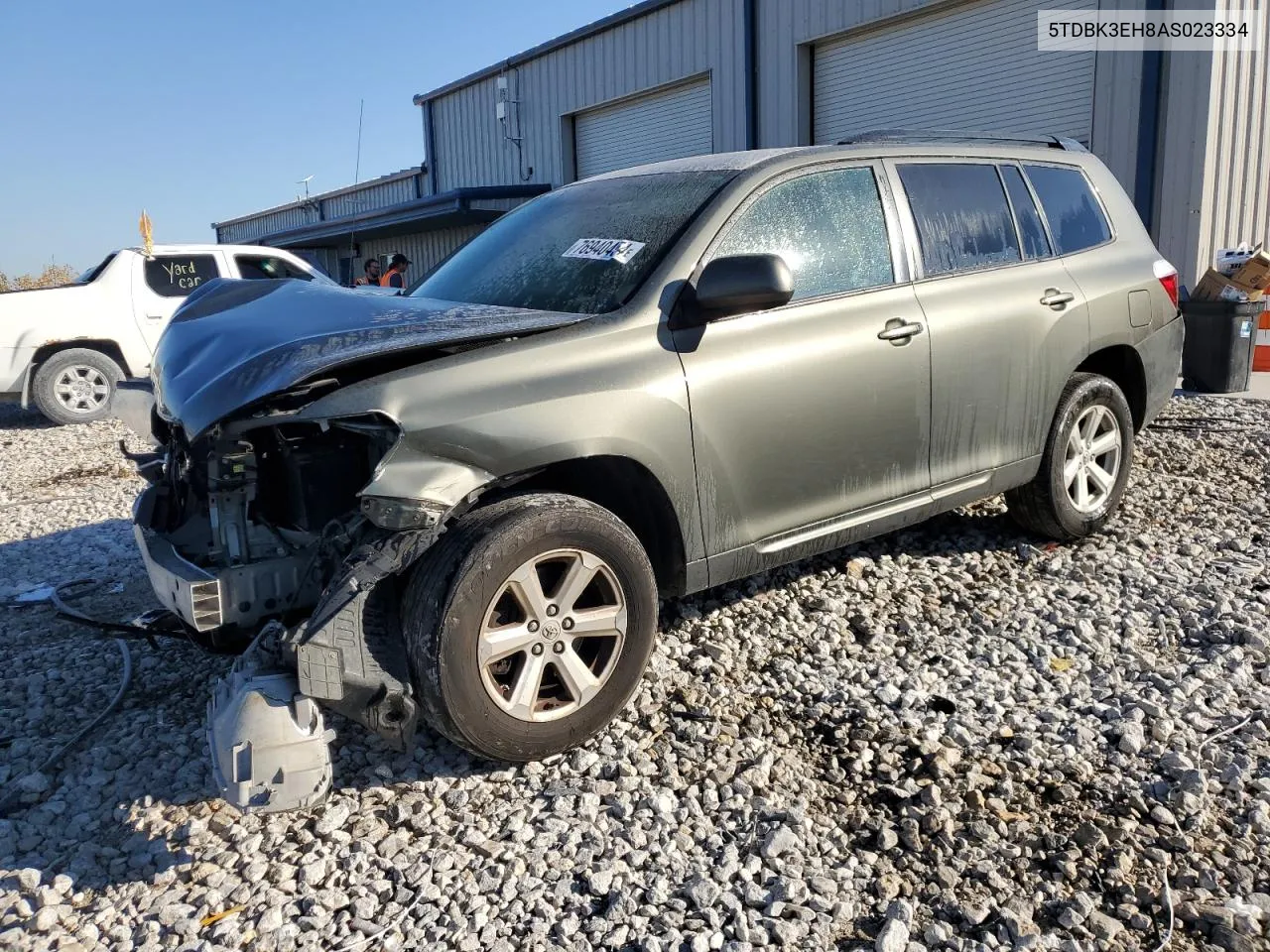 2010 Toyota Highlander VIN: 5TDBK3EH8AS023334 Lot: 76940454