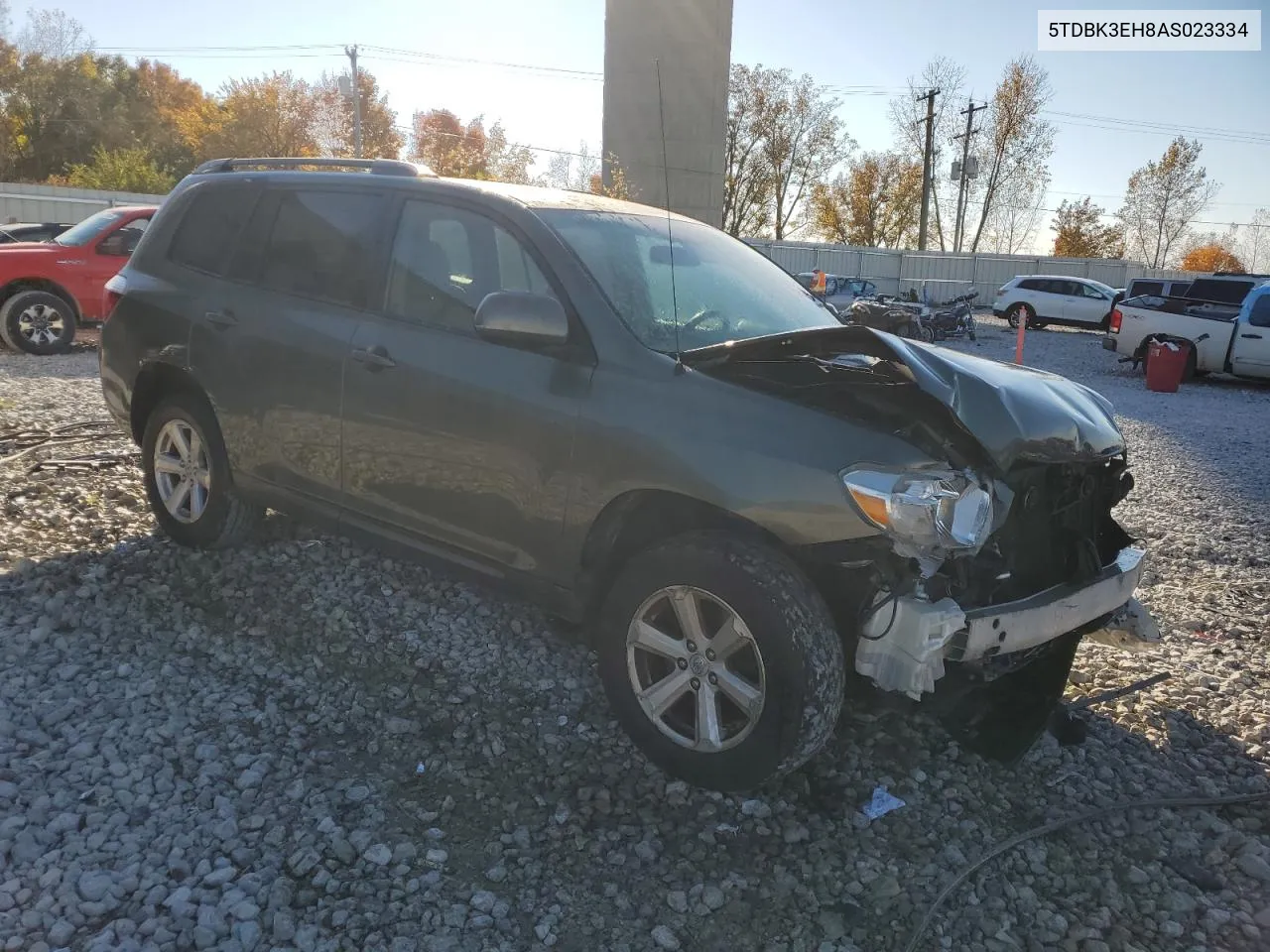 2010 Toyota Highlander VIN: 5TDBK3EH8AS023334 Lot: 76940454