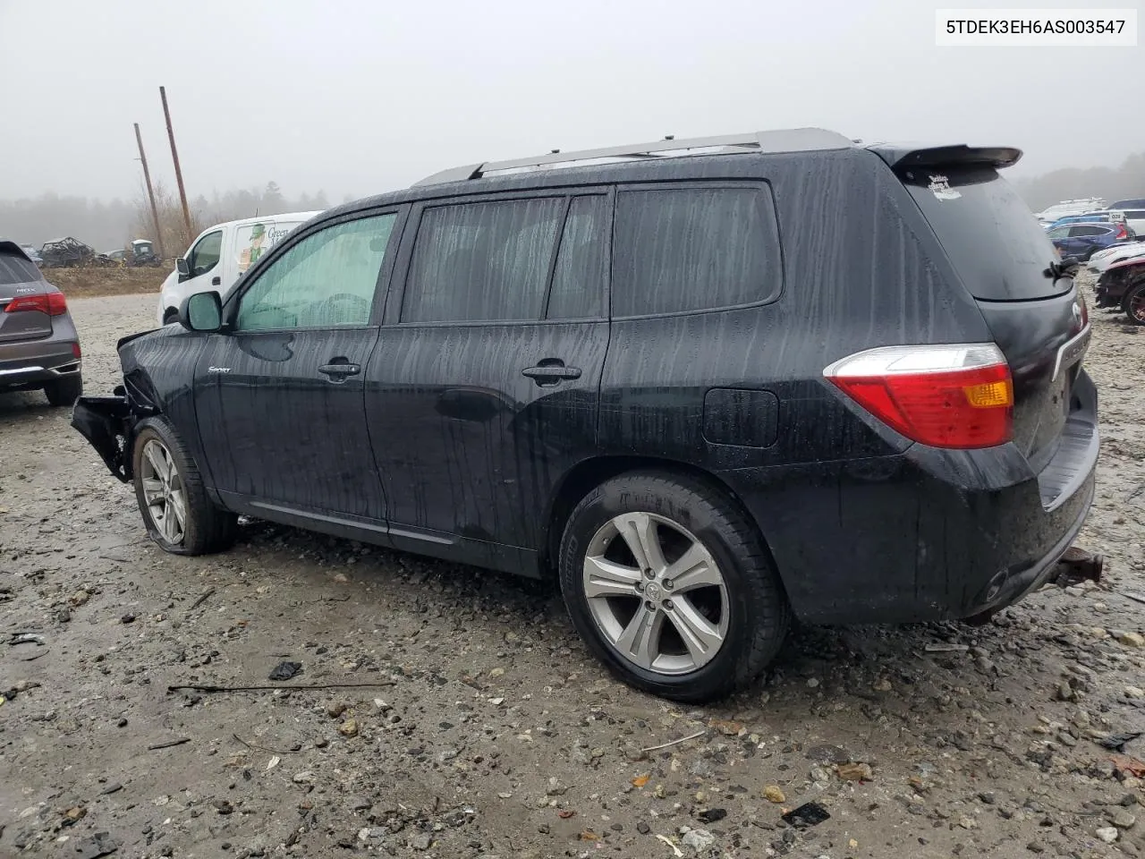 2010 Toyota Highlander Sport VIN: 5TDEK3EH6AS003547 Lot: 76990184