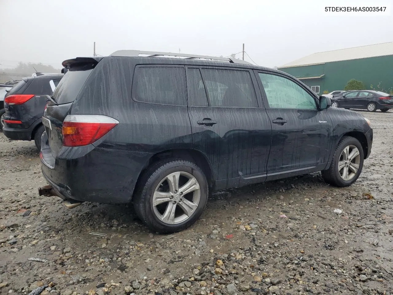 2010 Toyota Highlander Sport VIN: 5TDEK3EH6AS003547 Lot: 76990184