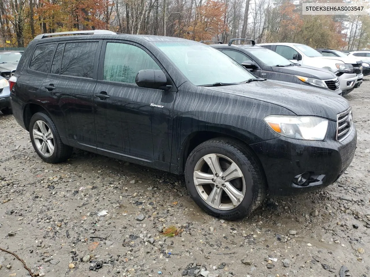 2010 Toyota Highlander Sport VIN: 5TDEK3EH6AS003547 Lot: 76990184