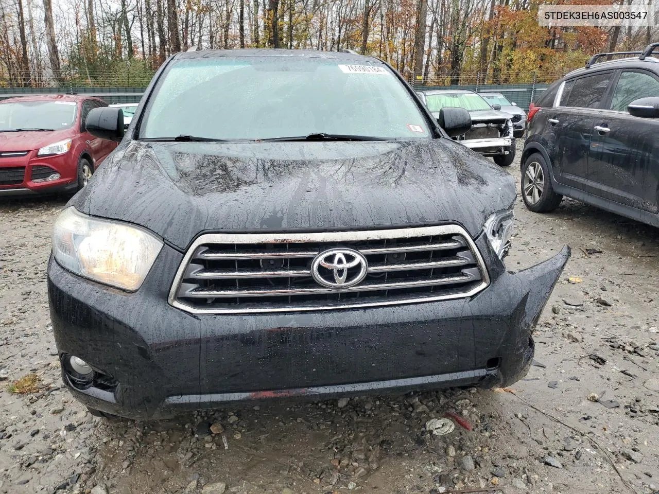 2010 Toyota Highlander Sport VIN: 5TDEK3EH6AS003547 Lot: 76990184