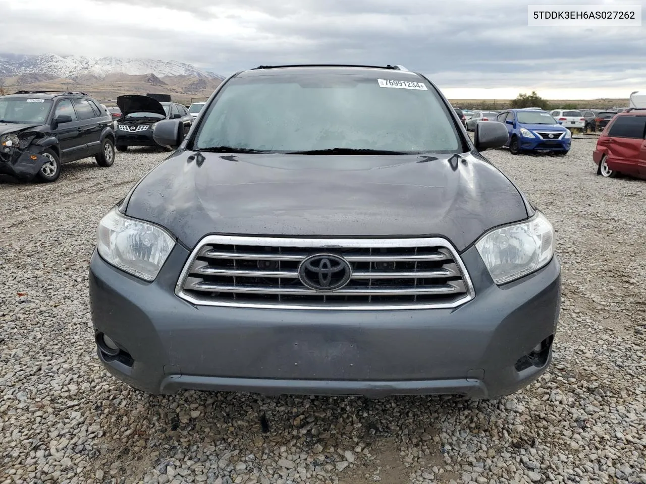 2010 Toyota Highlander Limited VIN: 5TDDK3EH6AS027262 Lot: 76991234