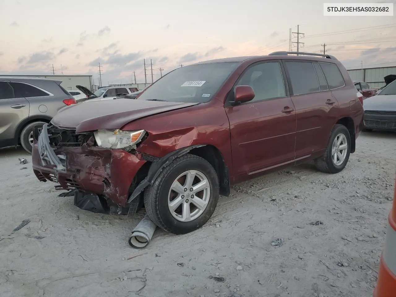 2010 Toyota Highlander Se VIN: 5TDJK3EH5AS032682 Lot: 77061154