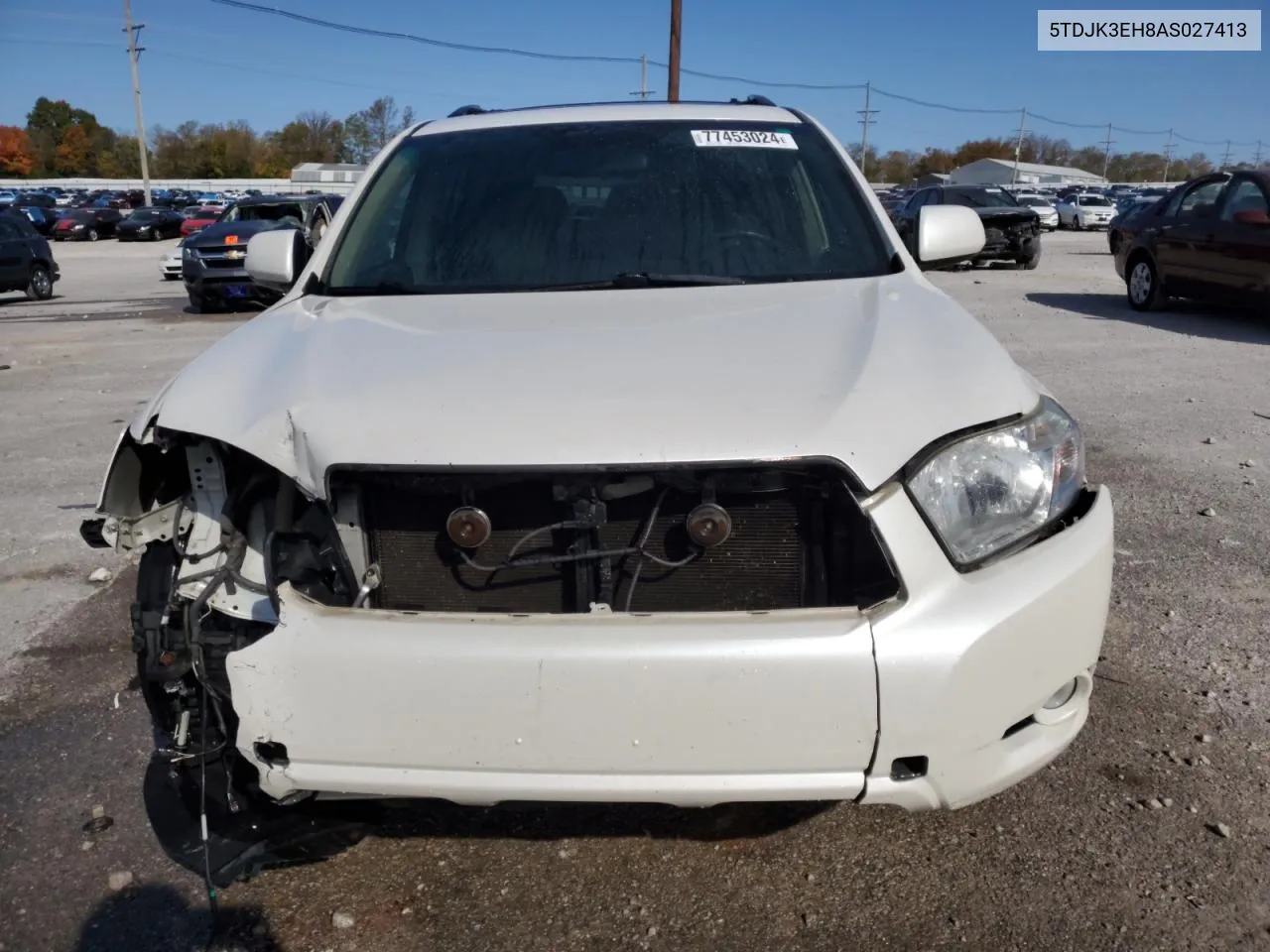 2010 Toyota Highlander Se VIN: 5TDJK3EH8AS027413 Lot: 77453024