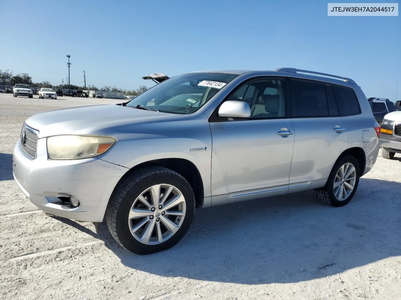 2010 Toyota Highlander Hybrid Limited VIN: JTEJW3EH7A2044517 Lot: 77642134