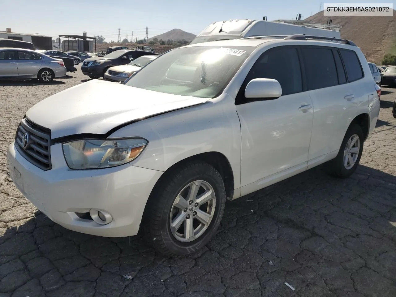 5TDKK3EH5AS021072 2010 Toyota Highlander Se