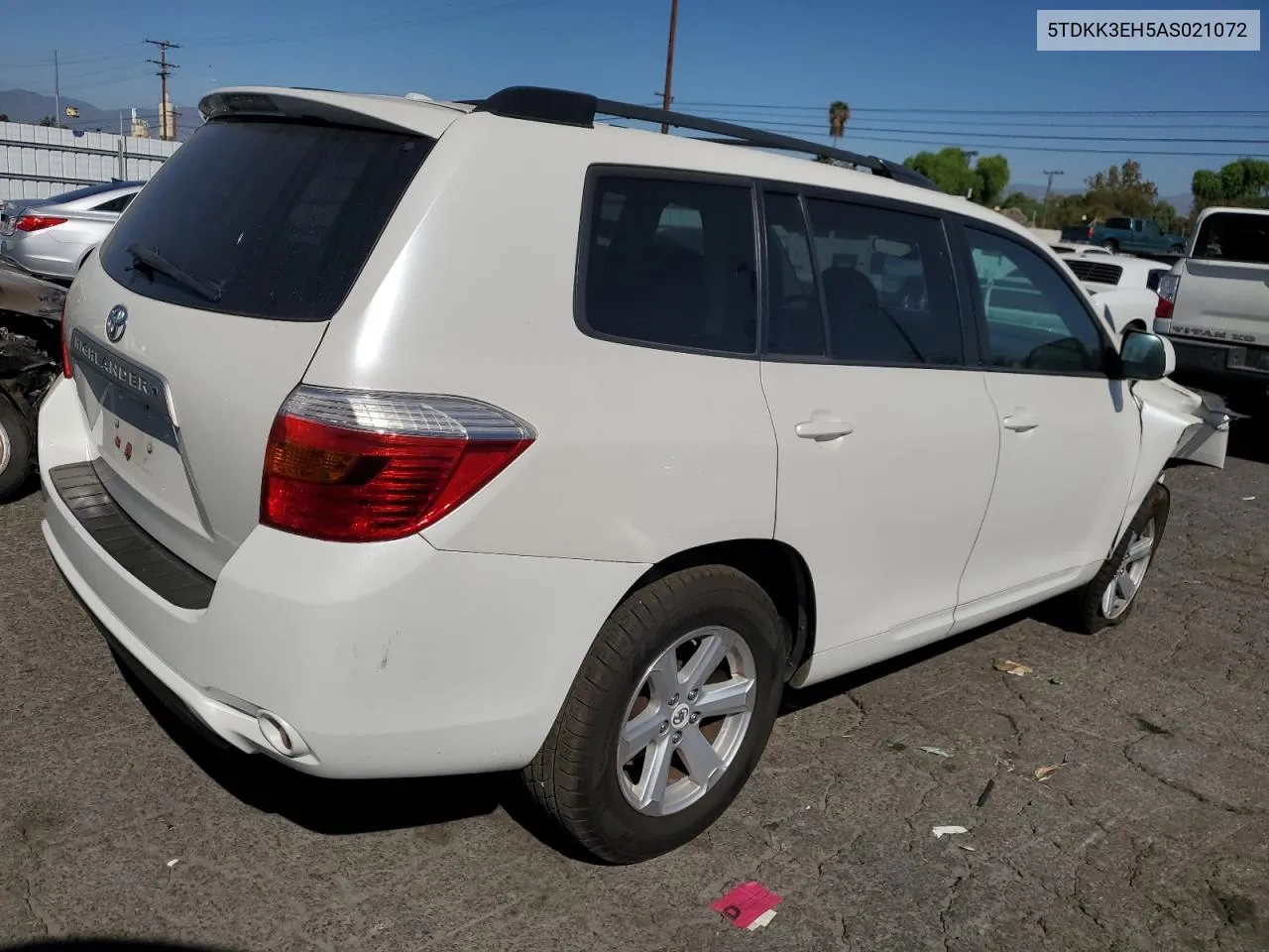 2010 Toyota Highlander Se VIN: 5TDKK3EH5AS021072 Lot: 77655344