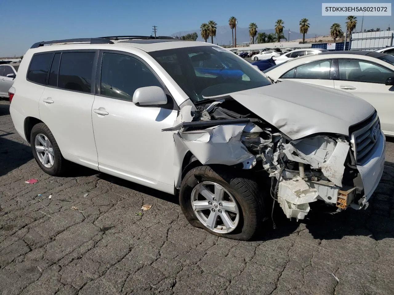 2010 Toyota Highlander Se VIN: 5TDKK3EH5AS021072 Lot: 77655344