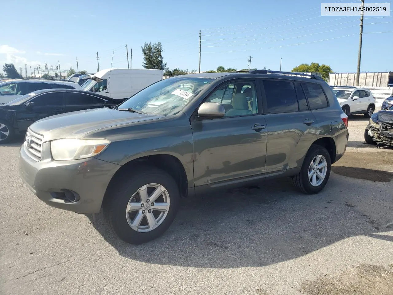 2010 Toyota Highlander VIN: 5TDZA3EH1AS002519 Lot: 77743394